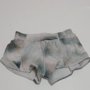 lululemon athletica Gray and Orange Athletic Shorts